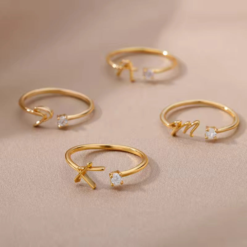 LoveLetter Initial Rings