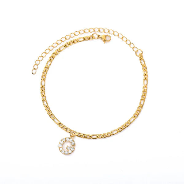 Enchanted Initial Anklets